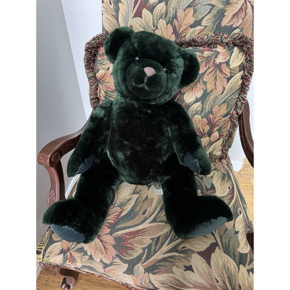 MITH Mouse In The House Toys of Beverly Hills DARK FOREST GREEN PLUSH 25" BEAR